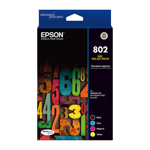EPSON 802 CMYK Colour Pack - Main Image