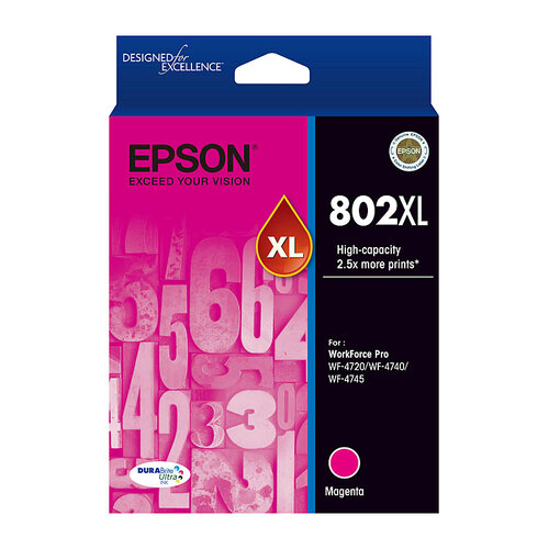 EPSON 802XL Magenta Ink Cartridge - Main Image