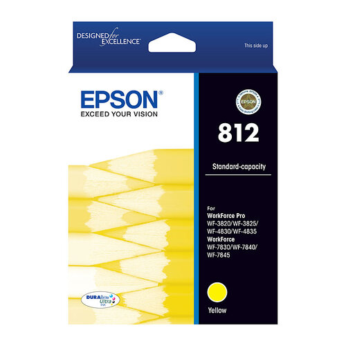 EPSON 812 Yellow Ink Cartridge - Main Image
