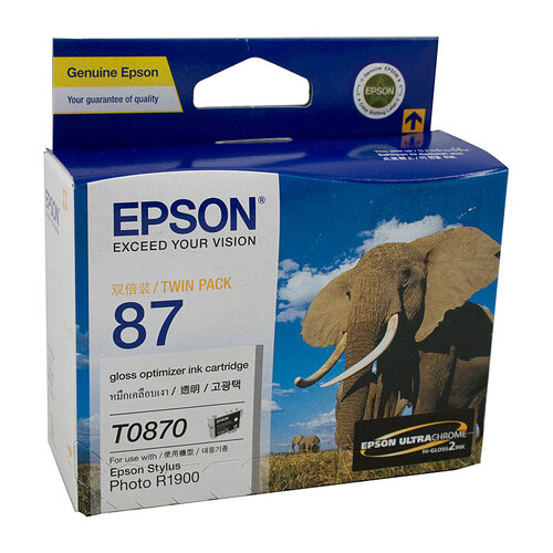 EPSON T0870 Gloss Opt Ink Cartridge - Main Image