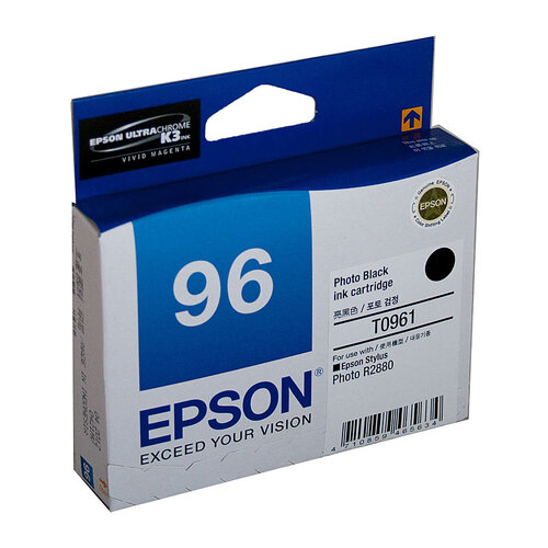 EPSON T0961 Photo Black Ink Cartridge - Main Image