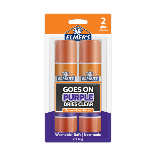 ELMER'S Glue Stick 40G Ppl Pack of 2 Box of 6 - Main Image