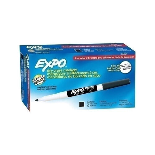 EXPO W/B Marker Fine Blk Bx12 - Main Image