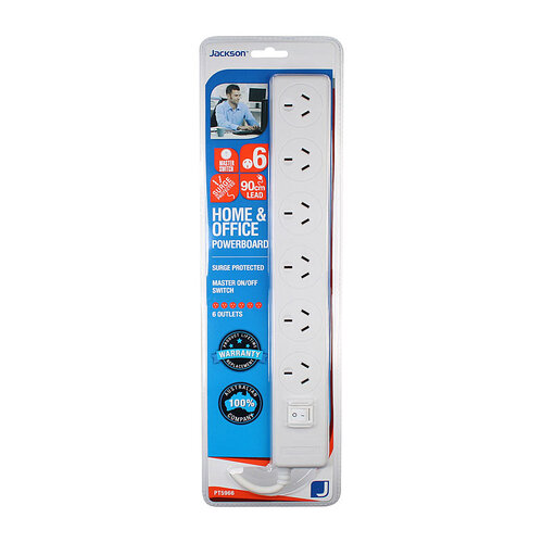 JACKSON 6 Way Powerboard 90cm - Main Image