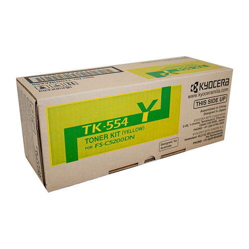 KYOCERA TK554 Yellow Toner - Main Image