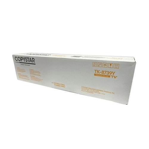 KYOCERA TK8739Y Yellowlow Toner - Main Image
