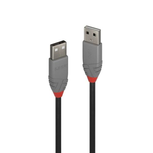 LINDY 3m USB2 A-A, Anthra Line - Main Image