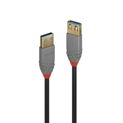 LINDY 1m USB3 A Ext Cable Anthra Line - Main Image