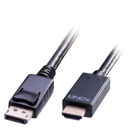 LINDY 5m DP-HDMI 10.2G Cable - Main Image