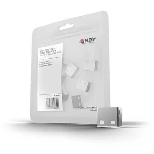 LINDY USBA Port Block x10 W - Main Image