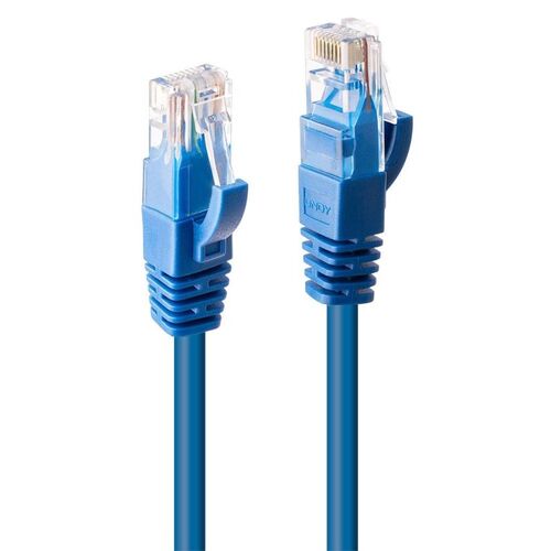 LINDY 0.3m CAT6 UTP Cable Blue - Main Image