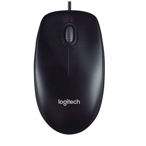 Logitech M90 USB Wired Optical Mouse 1000 DPI for PC Laptop Mac Full Size Comfort smooth moverL - Main Image