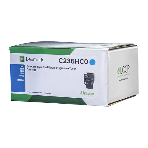 LEXMARK C2360C0 Cyan Toner - Main Image