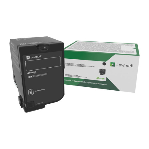 LEXMARK 74C6HK0 HY Black Toner - Main Image
