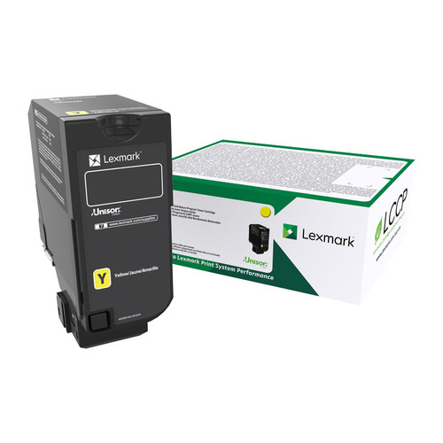 LEXMARK 74C60Y0 Yellow Toner - Main Image
