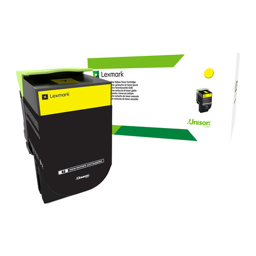 LEXMARK 808HY HY Yellow Toner - Main Image