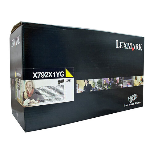 LEXMARK X792X1YG HY Pre Yellow Cartridge - Main Image