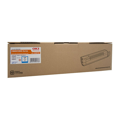 OKI C8600 HY Cyan Toner - Main Image