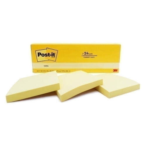 POST-IT Note 654-24CY Ylw Pk24 - Main Image