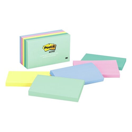 Post-It Notes 655-AST Pack of 5 - Main Image