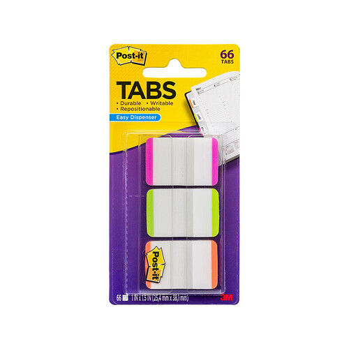POST-IT Tab 686L-PGO 25x36 Pack of 3 Bx6 - Main Image