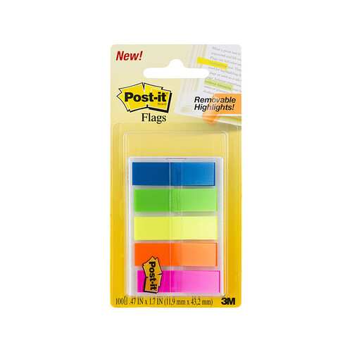 POST-IT Flag 683-HF5 Trans Pack of 5 Box of 6 - Main Image