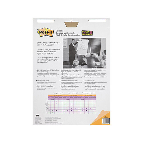 POST-IT Pad 560 Easel Blue 635mm - Main Image