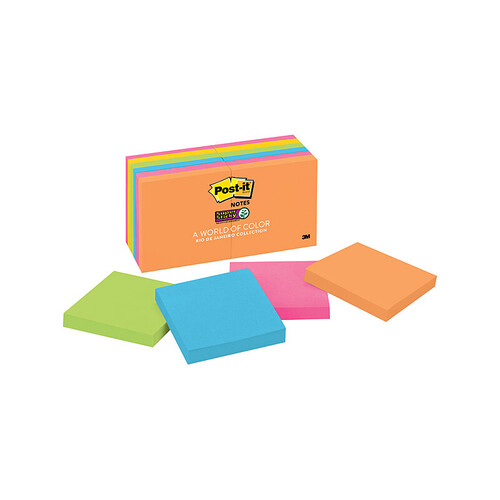 POST-IT Sticky 654-12SSUC Pack of 12 - Main Image