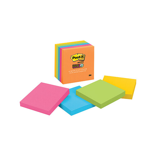 POST-IT Super Sticky Note 654-5SSUC RDJ73X73 Pack of 5 - Main Image