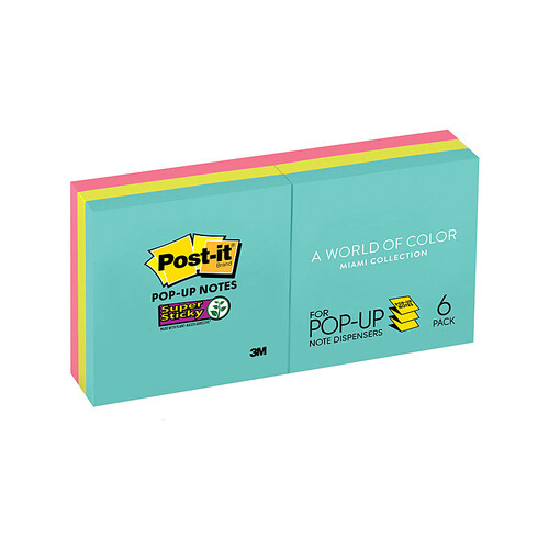 POST-IT P/U R330-6SSMIA 73X73 Pack of 6 - Main Image