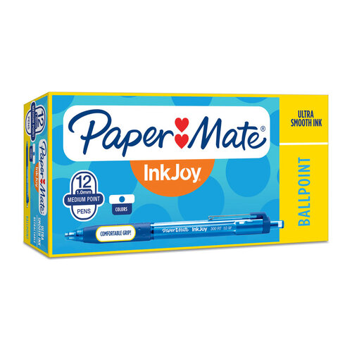 PAPER MATE InkJoy 300RT Ball Pen Blue Box of 12 - Main Image