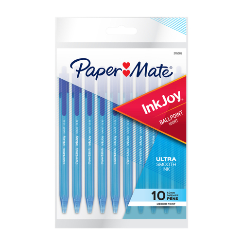 PAPER MATE InkJ Ball Pen 100RT Blue Pack of 10 Box of 12 - Main Image