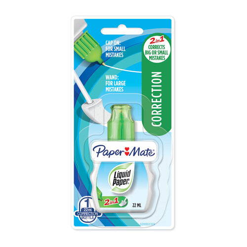PAPER MATE LP 2-in-1 Cor Fluid 22mlBox of 6 - Main Image
