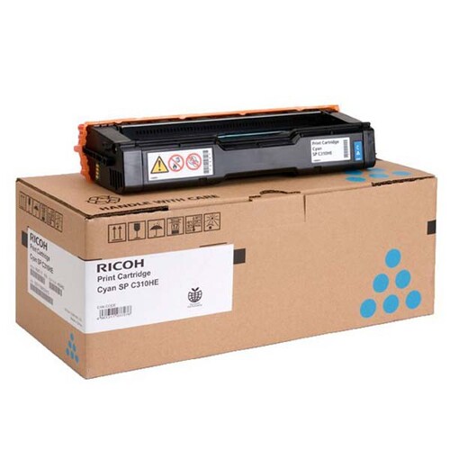 RICOH SPC310 Cyan Toner Cartridge - Main Image
