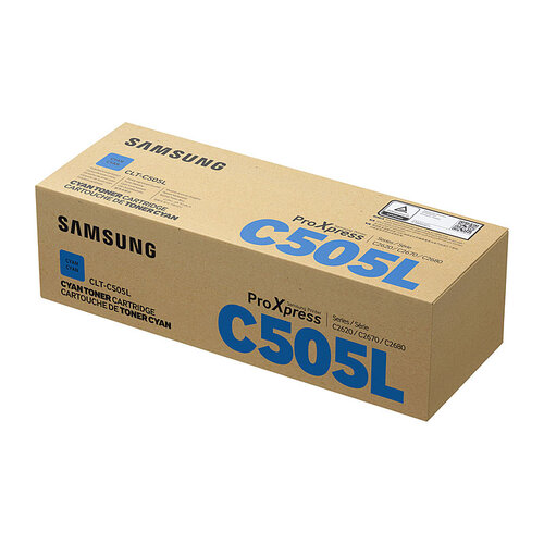 SAMSUNG CLTC505L Cyan Toner - Main Image