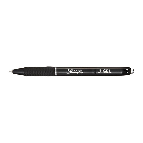 SHARPIE Retractable 0.7 Pen Black Box of 12 - Main Image