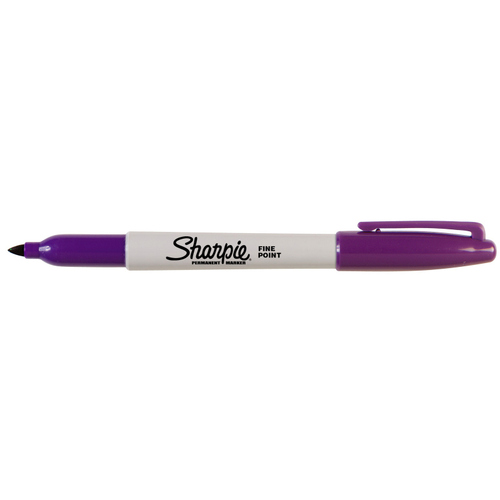 SHARPIE Marker Fine Purple UPC Box of 12 - Main Image