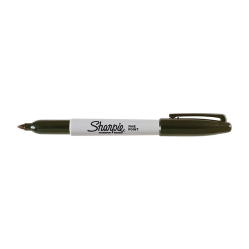 SHARPIE Fine Point Permanent Marker Black Box of 12 - Main Image