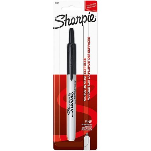 SHARPIE Perm Marker RT Blk Bx6 - Main Image