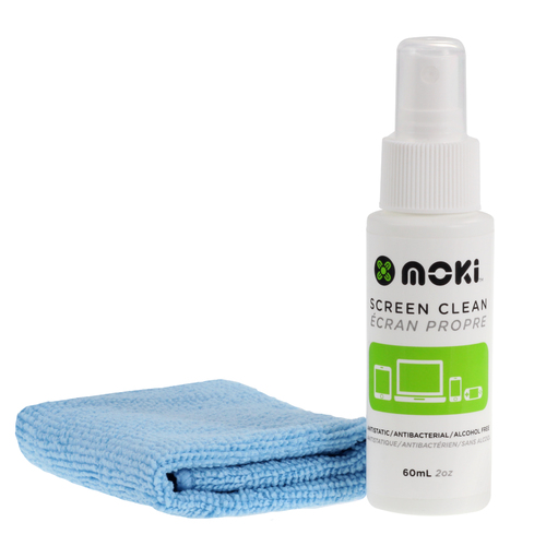 MOKI Clean Screen with Chamois Mini (60ml) - Main Image