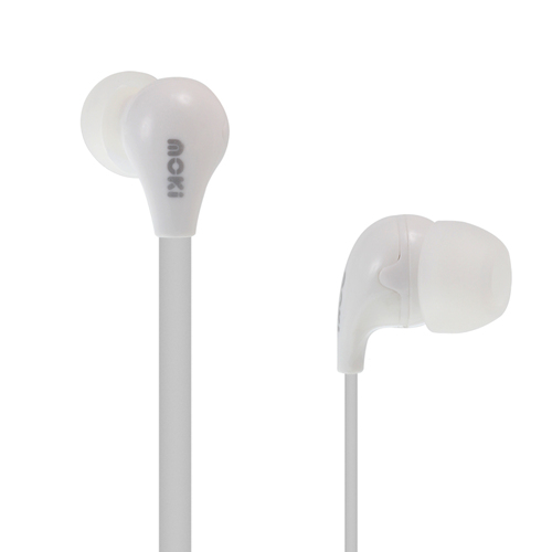MOKI 45° Comfort Buds White - Main Image