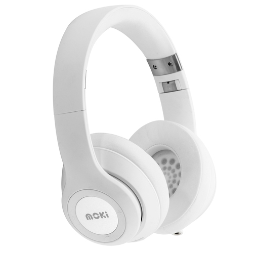 MOKI Katana Bluetooth Headphones - White - Main Image