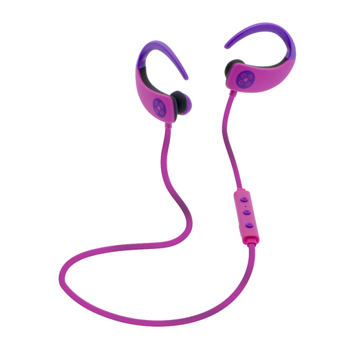 MOKI Octane Bluetooth Earphones - Pink - Main Image
