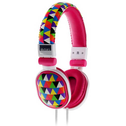 Moki Popper - Triangle Pattern soft cushioned premium DJ Style headphone - Main Image