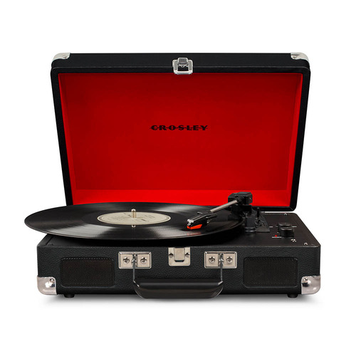 CROSLEY Crosley Cruiser Black - Bluetooth Turntable & Record Storage Crate - Main Image