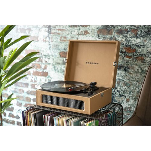 CROSLEY Crosley Voyager Tan - Bluetooth Portable Turntable - Main Image