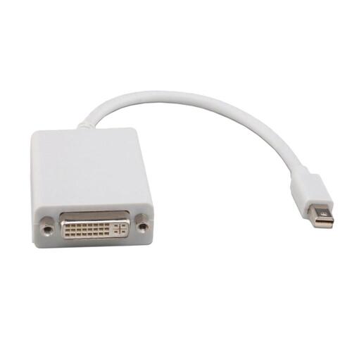 8WARE Mini DisplayPort DP 20-pin to DVI 24+5-pin 20cm Male to Female Adapter Cable - Main Image
