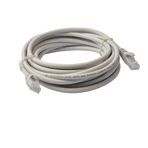 8WARE Cat6a UTP Ethernet Cable 15m Snagless Grey - Main Image
