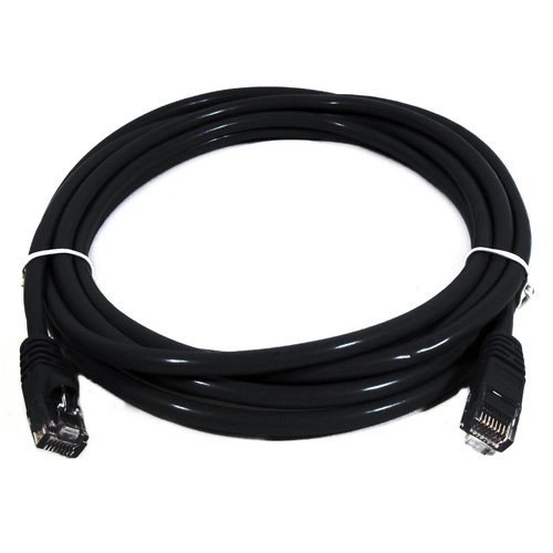 8WARE Cat6a UTP Ethernet Cable 2m Snagless Black - Main Image
