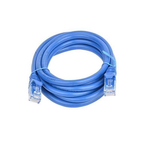 8WARE Cat6a UTP Ethernet Cable 2m Snagless Blue - Main Image